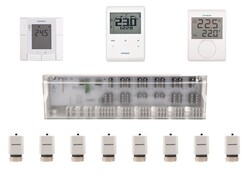 Haustherm Yerden Isıtma Zon Kontrol Ünitesi, 230 V/24 V, NC/NO, 6 Zon, Pompa Kontrol - Thumbnail