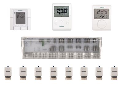 Haustherm Yerden Isıtma Zon Kontrol Ünitesi, 230 V/24 V, NC/NO, 6 Zon, Pompa Kontrol